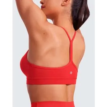 CRZ YOGA Butterluxe Y Back Sports Bra for Comfort