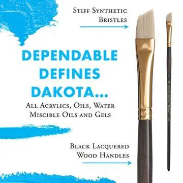 Princeton Dakota Paintbrush - Professional Quality Synthetic Brush