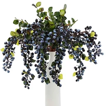 Realistic Rinlong Artificial Blueberries for Fall Decor