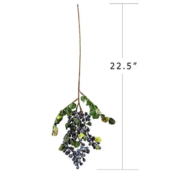 Realistic Rinlong Artificial Blueberries for Fall Decor