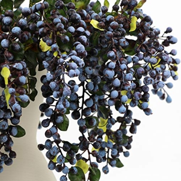Realistic Rinlong Artificial Blueberries for Fall Decor