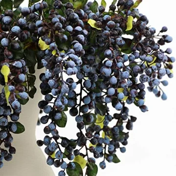 Realistic Rinlong Artificial Blueberries for Fall Decor
