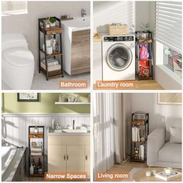 Keomaisyto Stylish Ladder Shelf for Space-Saving Decor