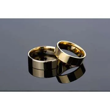18k Gold Plated Daily Stacker Band Ring for All Occasions