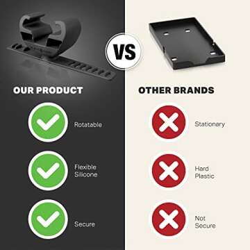 Black Harp Silicone Bike Phone Holder Designed for Peloton and Exercise Bike- Cell Phone Mount for S...