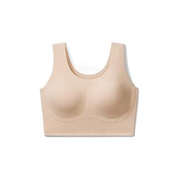 True & Co. Women's True Body Lift Scoop Neck Bra, Dulce, (Medium) 34-36DD/DDD