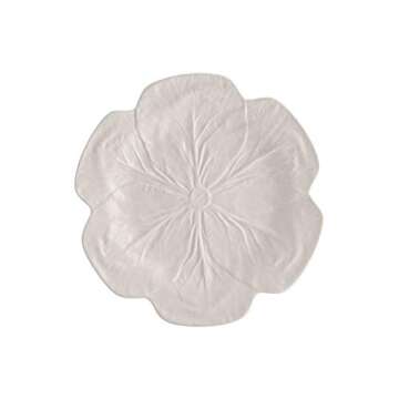Elegant Bordallo Pinheiro Cabbage Dinner Plate Set of 4 for Stylish Dining