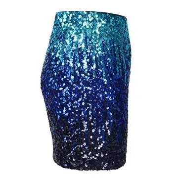 MANER Sequin Skirt for Night Out Stunning and Comfortable