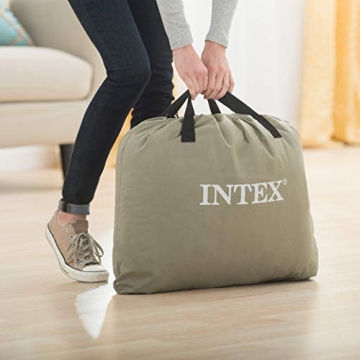 Intex Elevated Queen Airbed with Internal Pump for Comfort