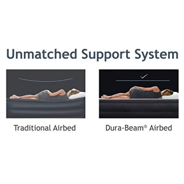 Intex Elevated Queen Airbed with Internal Pump for Comfort