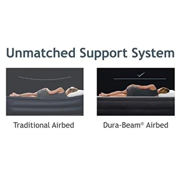 Intex Elevated Queen Airbed with Internal Pump for Comfort