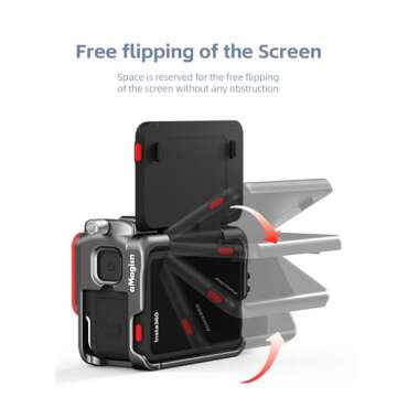 Lightweight Aluminum Frame Cage for Insta360 Ace Pro 2