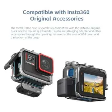 Lightweight Aluminum Frame Cage for Insta360 Ace Pro 2