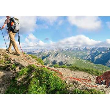 Joytale Long Dog Training Leash, 30FT with Padded Handle and Reflective Recall Lead