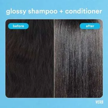 VERB Glossy Shampoo & Conditioner 12 fl oz Bundle