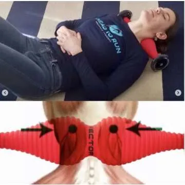 WODFitters Torpedo Foam Roller Made in USA for Warp Speed Recovery - Patented TPin Body Roller for Deep Tissue Massage, Physical Therapy, Trigger Point Release, Back Pain, Shin Splints, Sore Muscles