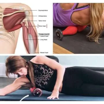 WODFitters Torpedo Foam Roller Made in USA for Warp Speed Recovery - Patented TPin Body Roller for Deep Tissue Massage, Physical Therapy, Trigger Point Release, Back Pain, Shin Splints, Sore Muscles