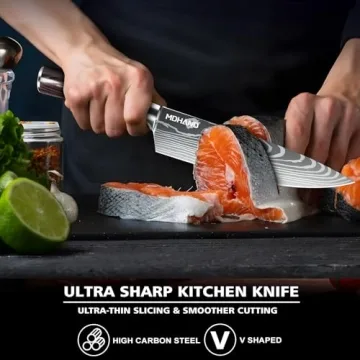 MDHAND 8" Japanese Chef Knife - Perfect Kitchen Companion