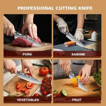 MDHAND 8" Japanese Chef Knife - Perfect Kitchen Companion
