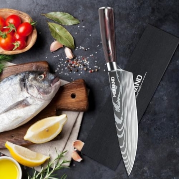 MDHAND 8" Japanese Chef Knife - Perfect Kitchen Companion