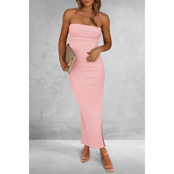 PRETTYGARDEN Bodycon Maxi Tube Dress - Elegant and Flattering