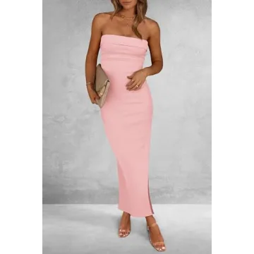 PRETTYGARDEN Bodycon Maxi Tube Dress - Elegant and Flattering