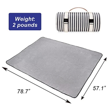 TwentyNext Waterproof Picnic Blanket Large Durable Outdoor Mat