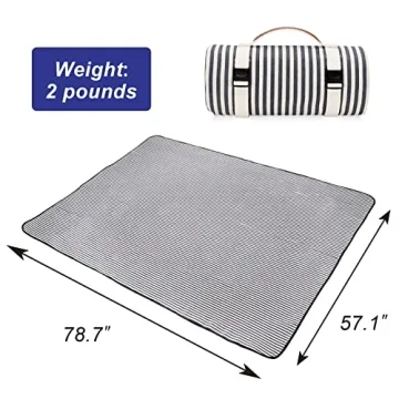 TwentyNext Waterproof Picnic Blanket Large Durable Outdoor Mat