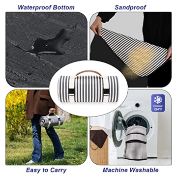 TwentyNext Waterproof Picnic Blanket Large Durable Outdoor Mat