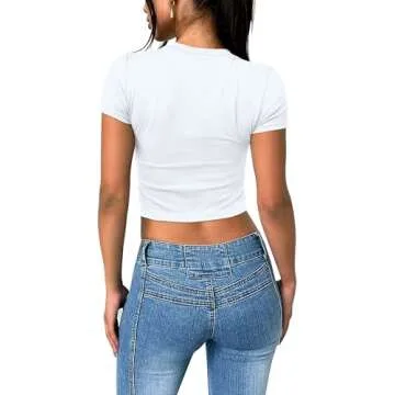 Stylish SAMPEEL Plus Size Crop Top for Women - Comfort Meets Style