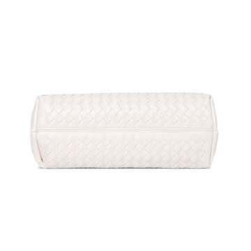 Trendy Vegan Leather Woven Tote Bag for Women