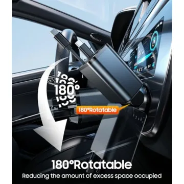 Temdan 69W Retractable Car Charger for Every Driver