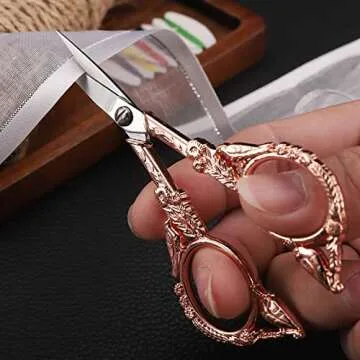 Sharp Vintage Bird Scissors for Seamless Crafting