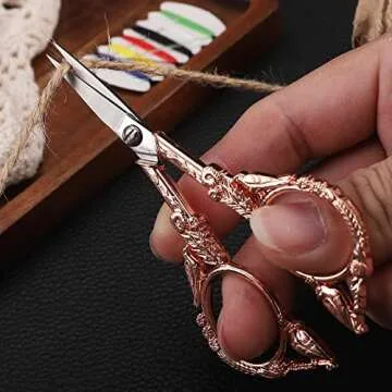 Sharp Vintage Bird Scissors for Seamless Crafting