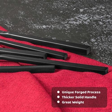 Alata Cube Black 20-Piece Stainless Steel Flatware Set