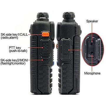 Baofeng UV-5R Dual Band Walkie Talkie 1800mAh Battery