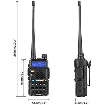 Baofeng UV-5R Dual Band Walkie Talkie 1800mAh Battery
