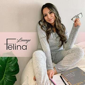 Felina | Comfyz Coco 2 Piece Lounge Set | Loungewear | Sleepwear (Sage/Taupe, Medium)