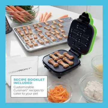 CONAIRPROPET Goodbone Dog Treat Maker, 6 Treats, Included Cuisinart Recipe Book