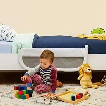Munchkin Safety Bed Rail - Stylish and Secure for Kids