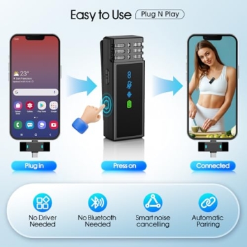 Wireless Lavalier Microphone with Noise Reduction