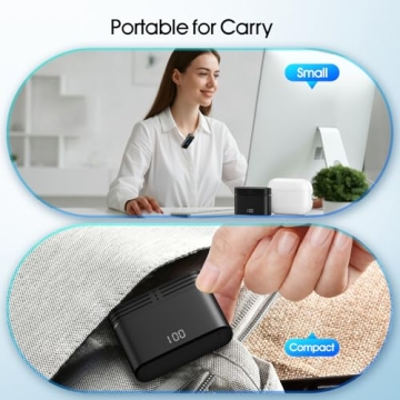 Wireless Lavalier Microphone with Noise Reduction