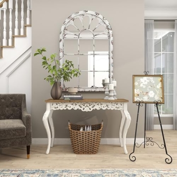 Deco 79 Metal Scroll Display Easel – Elegant & Adjustable