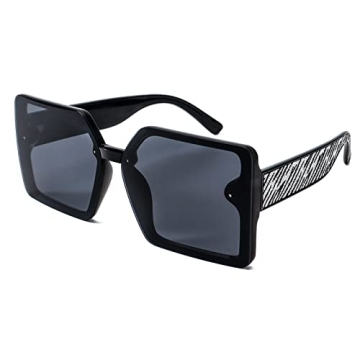 Oversized Square Sunglasses for Women Big Large Wide Designer Sunglasses Womens Trendy Sunglasses fo...