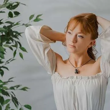 Raw Black Tourmaline Crystal Healing Pendant Necklace –Protection Negative Energy Cleanser Natural Stress Aid Soothe Mind Emotions - Authentic Wrapped Tumble Stone Chakra Healing Charm