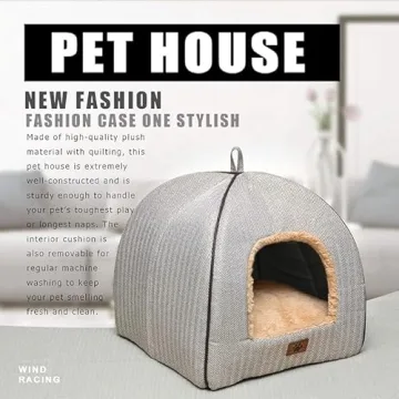 WINDRACING Cat Bed - Warm & Cozy Cat Tent for Pets