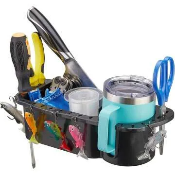 Boat Cup Holder & Storage Caddy - Kemimoto