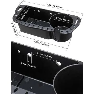 Boat Cup Holder & Storage Caddy - Kemimoto