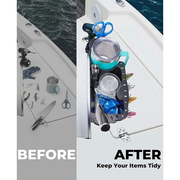 Boat Cup Holder & Storage Caddy - Kemimoto