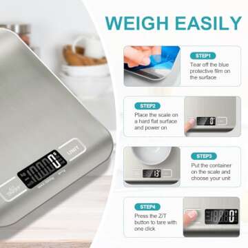 Precision Food Scale for Baking and Cooking Essentials